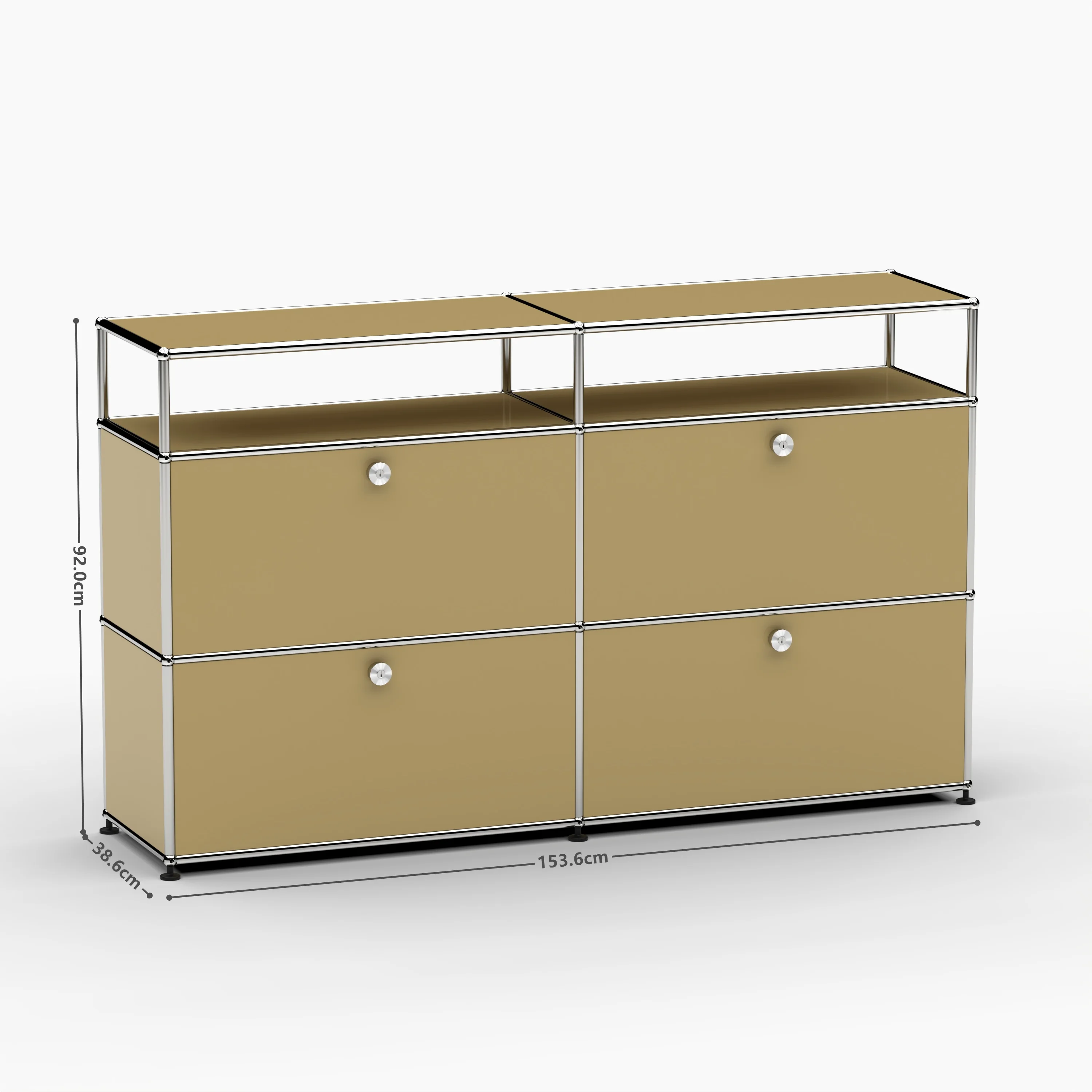 Customizable Storage Cabinet | Designer Modular Stainless Steel Metal Furniture for a Stylish Touch to Living room bed room