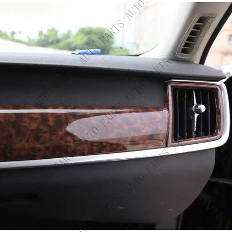 A+ For Volvo S90 2017-2024 Agate Wood Grain Console L&R Air Outlet Vent Cover Trim