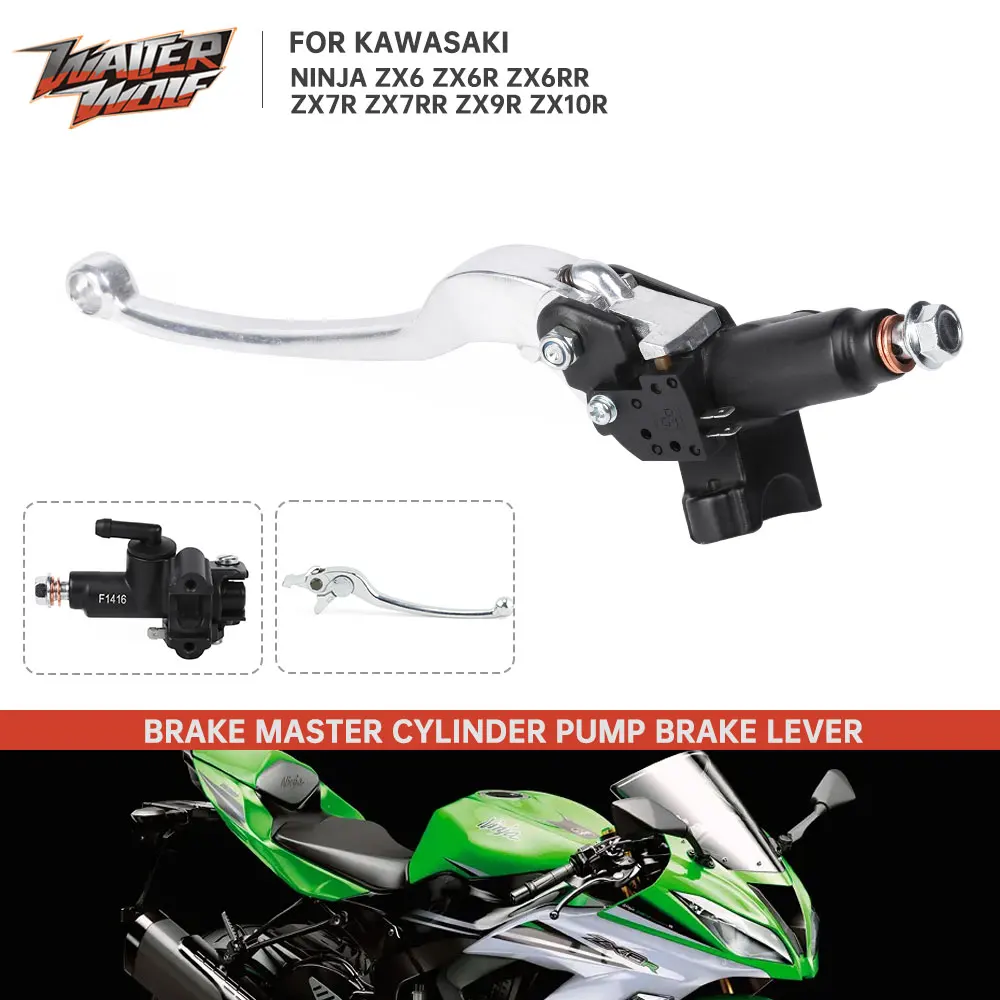 

Главный тормозной цилиндр мотоцикла, ручной рычаг насоса для Kawasaki Ninja ZX10R ZX9R ZX6R ZX7R ZX600 ZX636 ZX1000 ZX 6R 6RR 7RR ZXR750
