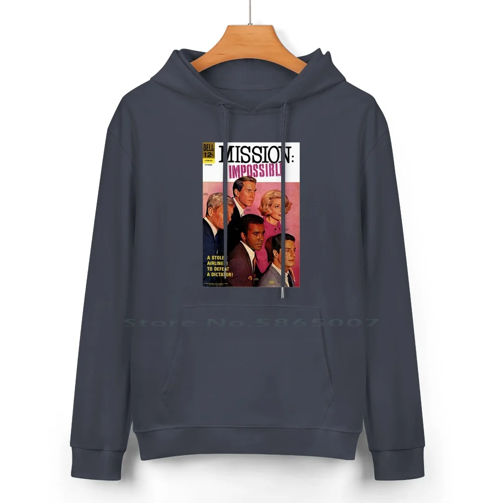 Mission Impossible Pure Cotton Hoodie Sweater 24 Colors Mission Impossible 1970s Tv Series Drama 100% Cotton Hooded Sweatshirt