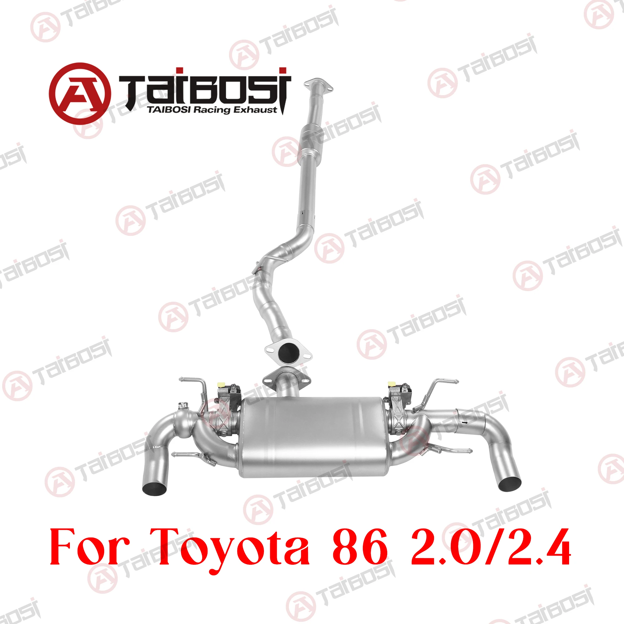 For Toyota 86 2.0L 2.4L Subaru BRZ Car Catback Exhaust System Taibosi Performance Electric Valve Muffler Remote Control Cutout