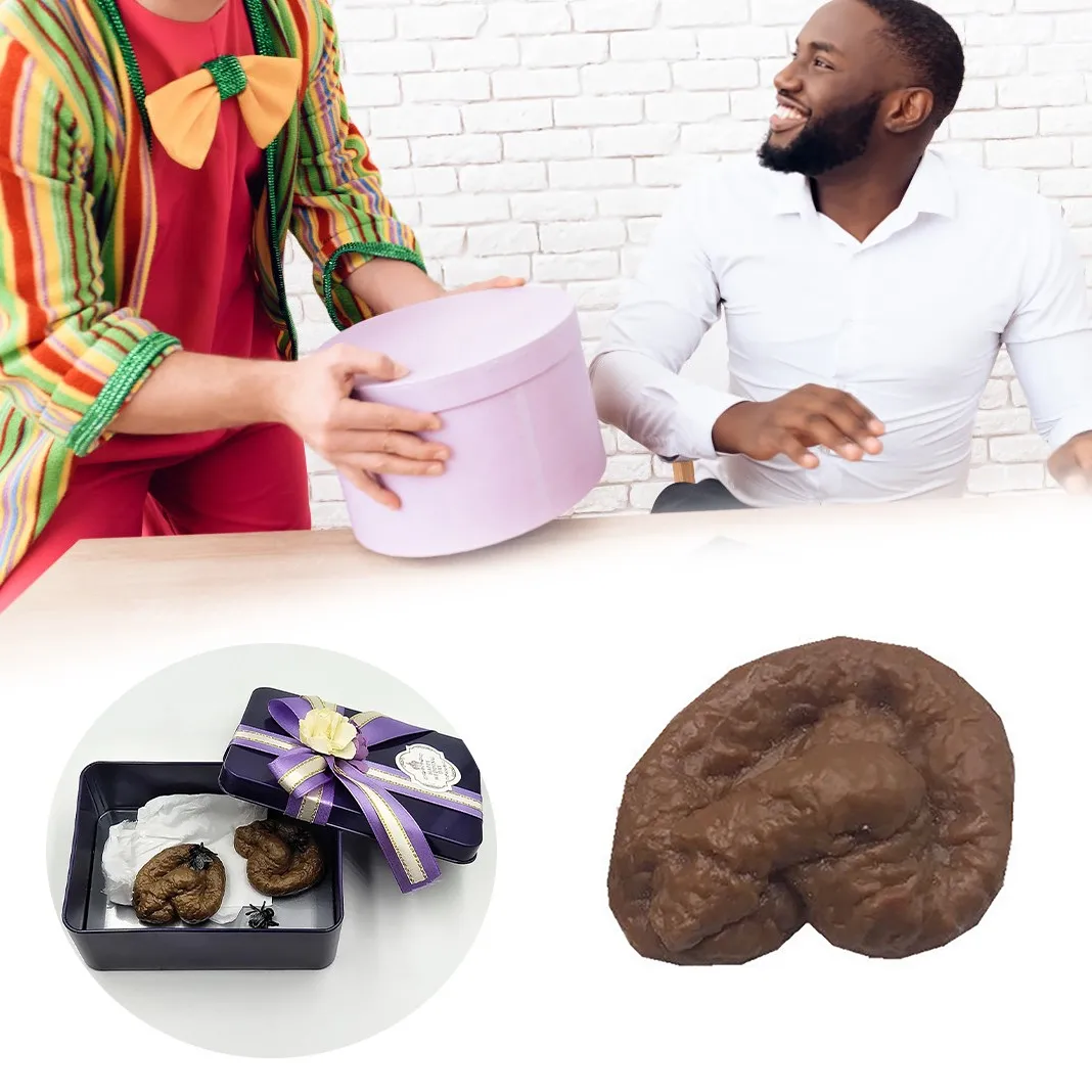 Funny Games Simulation Poop Floats On Water Prank Gift Compulsion Simulation Poop Decompression Toys