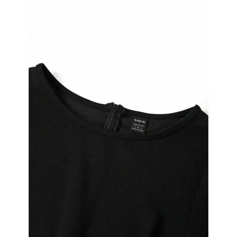 R 63 a 94303 جديد إمرأة Bla ort Sve بولي Leather الجلود المرقعة الشتاء ملابس رياضية كاجوال مجموعة سبعة Sve طويلة الخريف #3