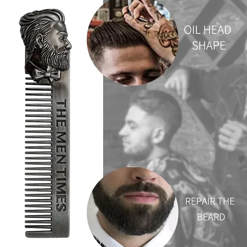 1pc Barber Hair Combs Hairdressing Beard Styling Brush Combs Gradient Comb Hair Man Cutting Barber Accessories Professional