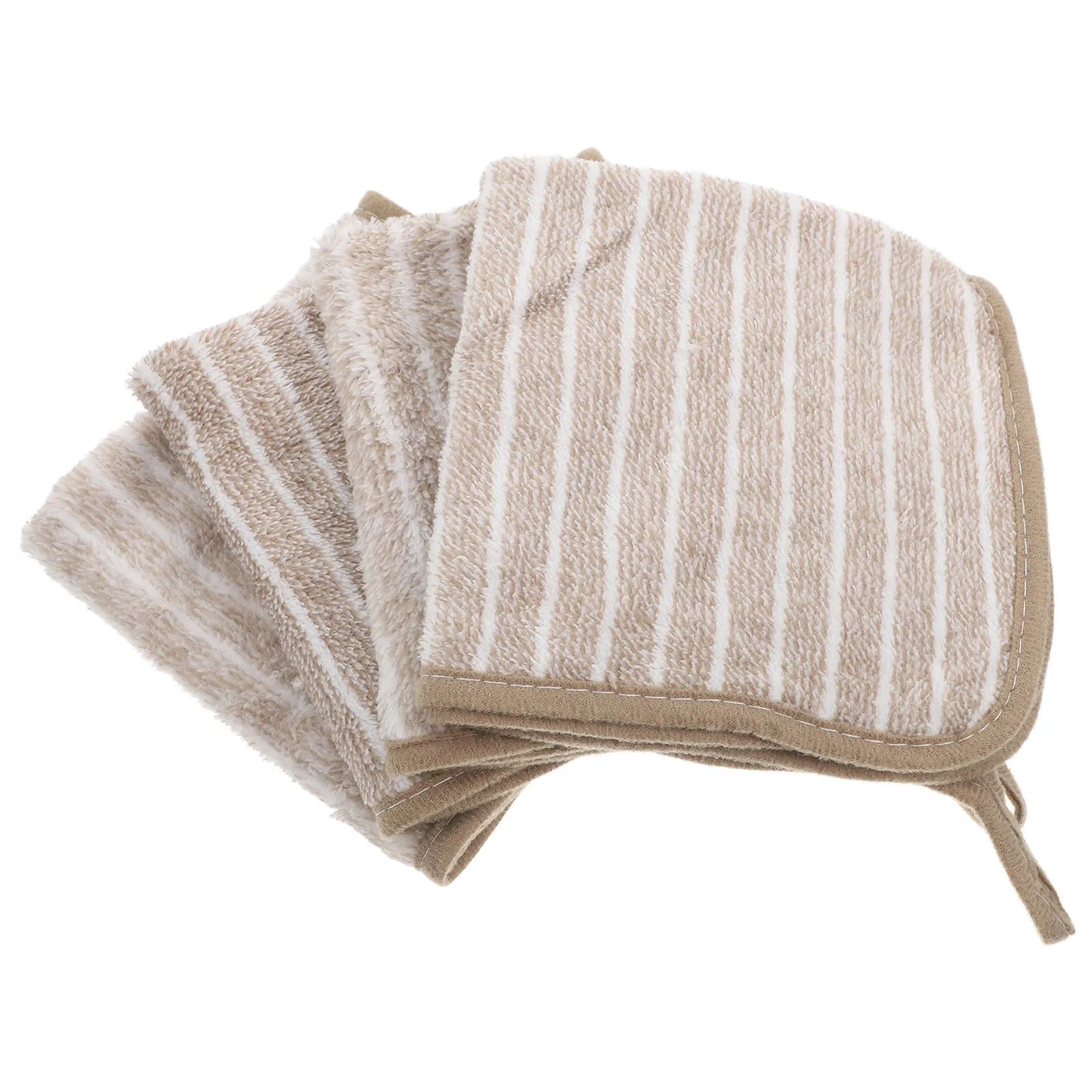 10Pcs Wash Cloths Kitchen Absorbent Dish Cloths for Washing Dishes Stable Oil Resistant Efficient Wide Area Coverage Stylish