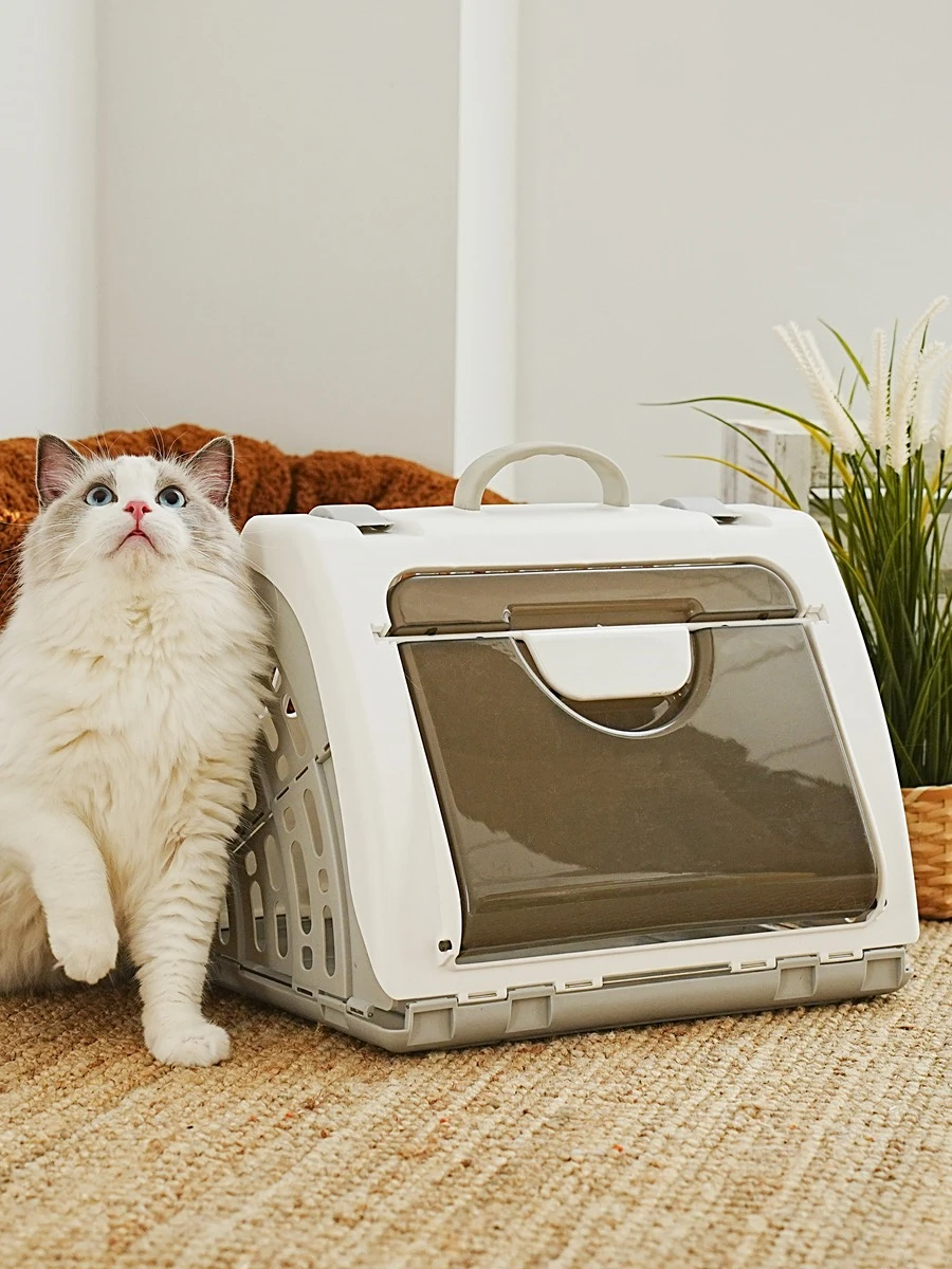 

Portable Foldable Carrier Handheld Travel Bag Car Mounted Pet Bapa for Outdoor Trips Dog Cage Air Cargo Box