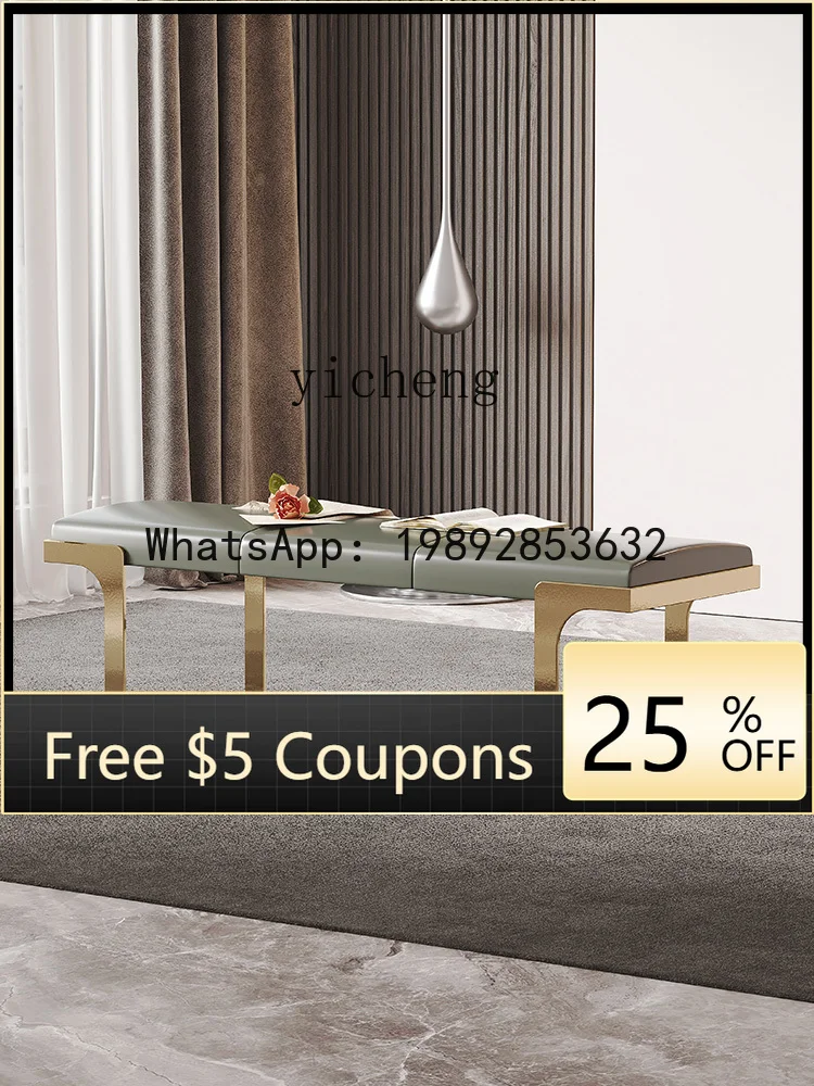 

Z5 bedside stool bedroom solid wood bench high-end bedroom bedside sofa high-end bedside