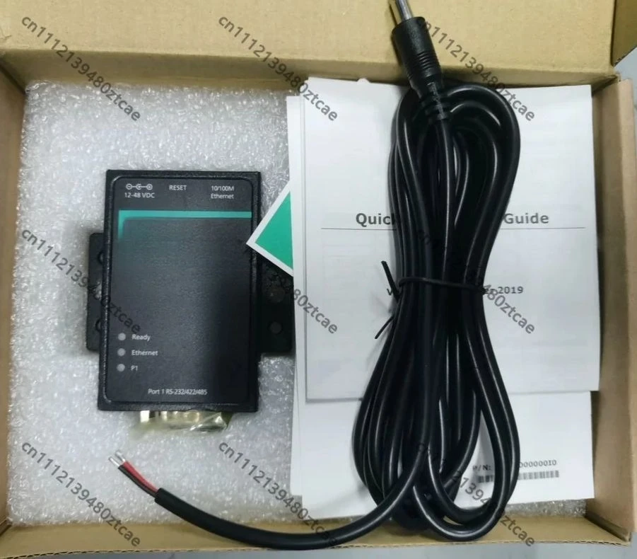 Industrial Modbus TCP Serial Server 1 Channel RS232 RS422 RS485 Ethernet Gateway Converter