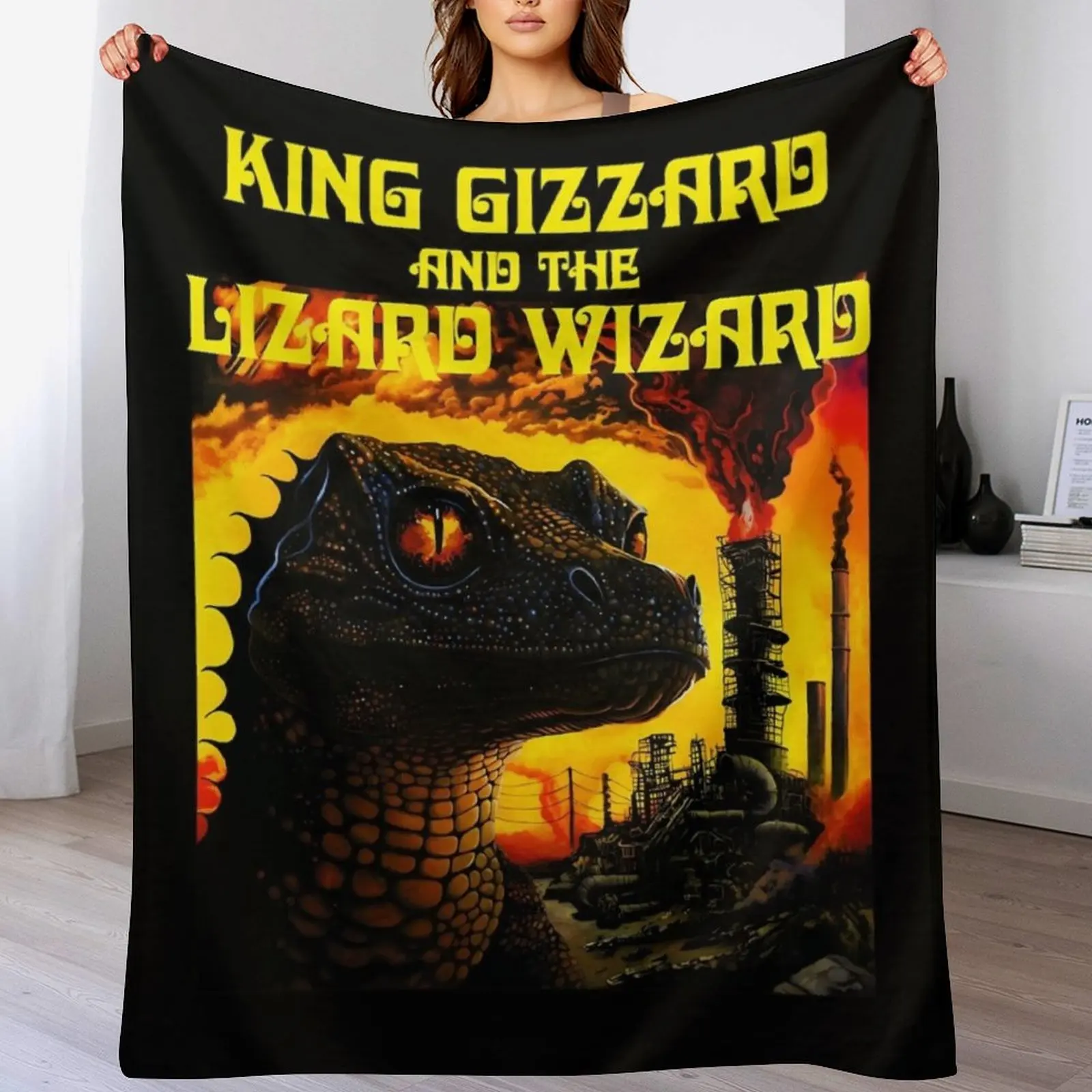 

003 The Most Popular Of King Gizzard The Lizard Wizard Throw Blanket christmas decoration Luxury Throw Plush Comforter Blankets