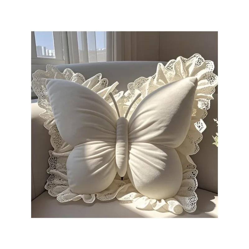 

Princess Butterfly Office Pillow Living Room Bow Bedroom Car Sofa Cushion Home New Pillow Room