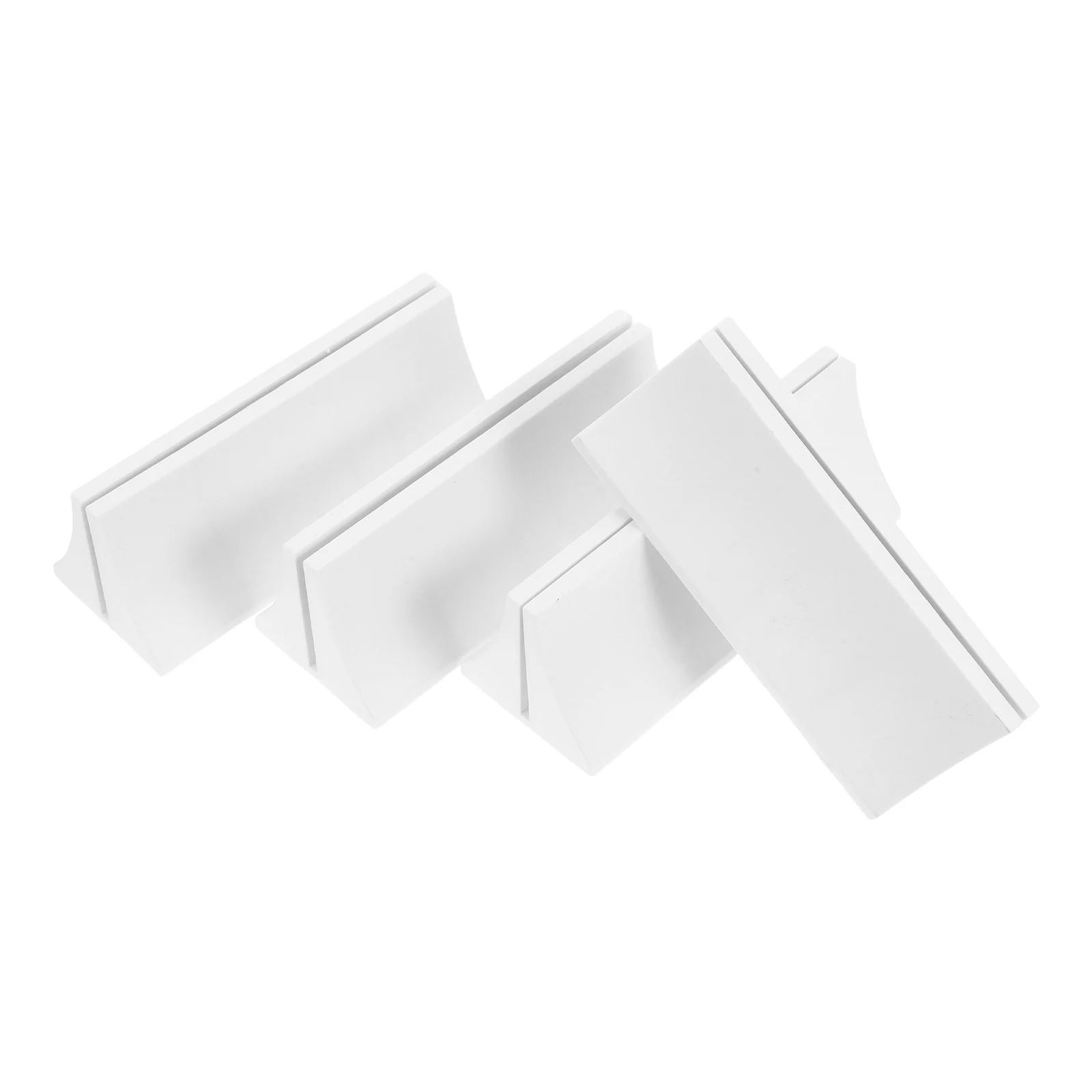 

4 Pcs Desktop Partition Base Clamp Movable Baffle Holder Acrylic Panel Bracket Screen Support Desk Divider Clip Hardware