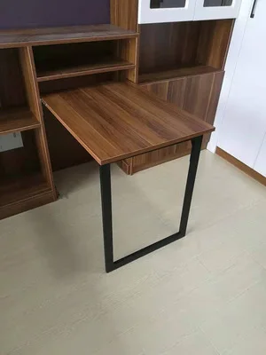 Hidden foldable table frame, foldable table storage, multifunctional invisible accessories, dining table, desk, bar counter