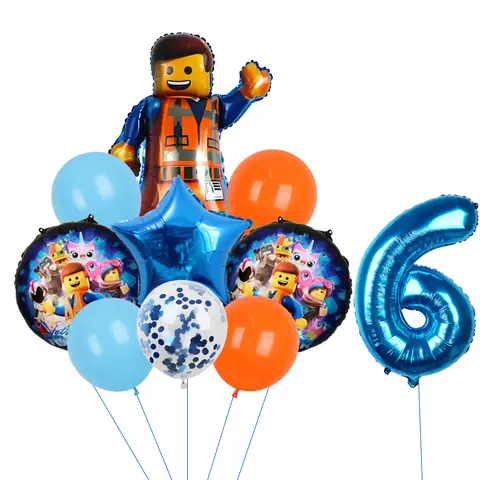 8 best sales लेगो जन्मदिन की सजावट - №5