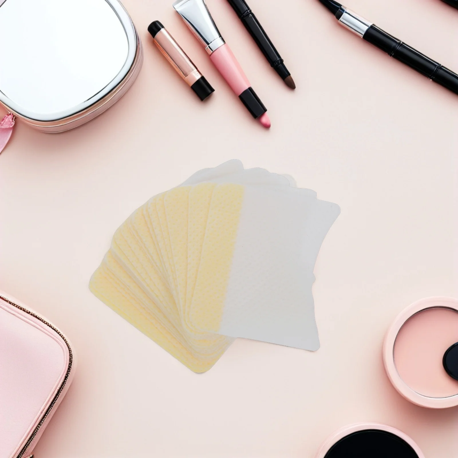 160 stuks wimperreinigingsgereedschap wattenschijfjes rondes zachte hemelsblauwe make-up verwijderaar