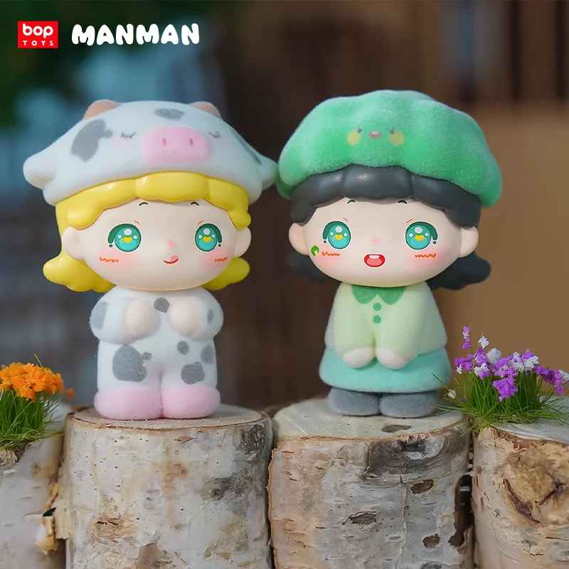 مانمان ليتل مزرعة مغامرة سلسلة العصرية صندوق أعمى Kawaii تحصيل تمثال صغير لعبة للديكور المنزل حلية لطيف #4