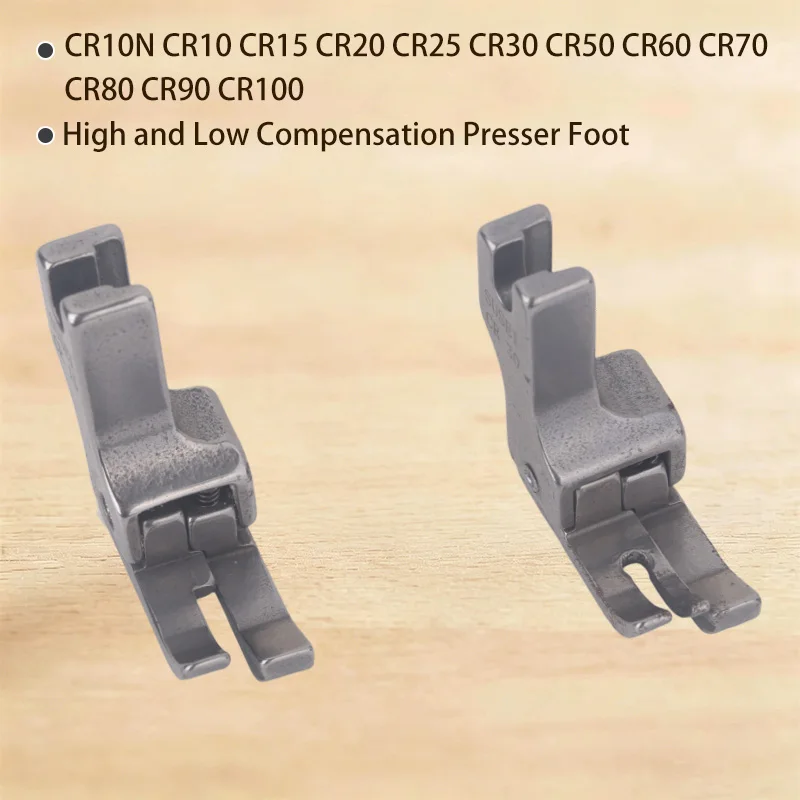 10PCS High and Low Compensation Presser Foot Steel Foot CR10 CR15 CR20 CR25 CR30 CR40 CR50 CR60 CR65 CR70 CR80 CR90 CR100 1mm