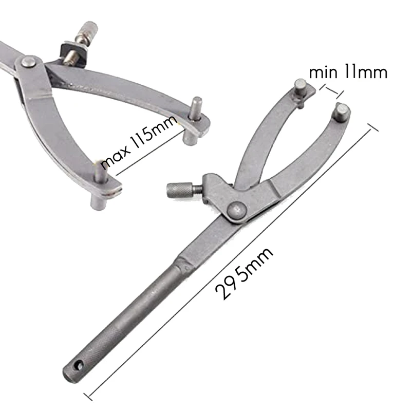 3Pcs Spanner Wrench Magneto Fly Wheel Clutch Hub Adjustable Tool + 24Mm & 27Mm And 20Mm & 24Mm Clutch Lock Nut Spanner