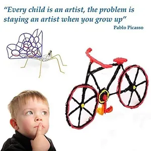 PCL -Filament für Kinderdruck, geeignet für niedrige Temperatur, ohne Rauch, fade, leuchtende Farben, 3D, 1,75 mm 10 Hauptverkäufe PCL Filament - №6