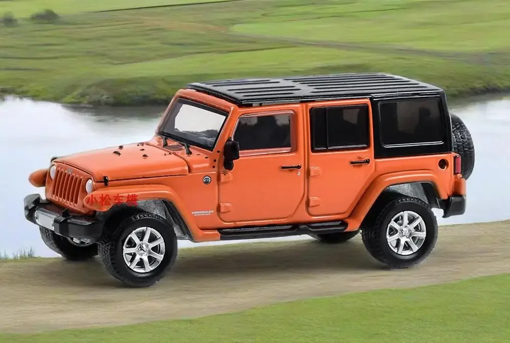 GreenLight 1:64 2010 Wrangler Unlimited Alloy simulation micro car model collection decoration car toy gift