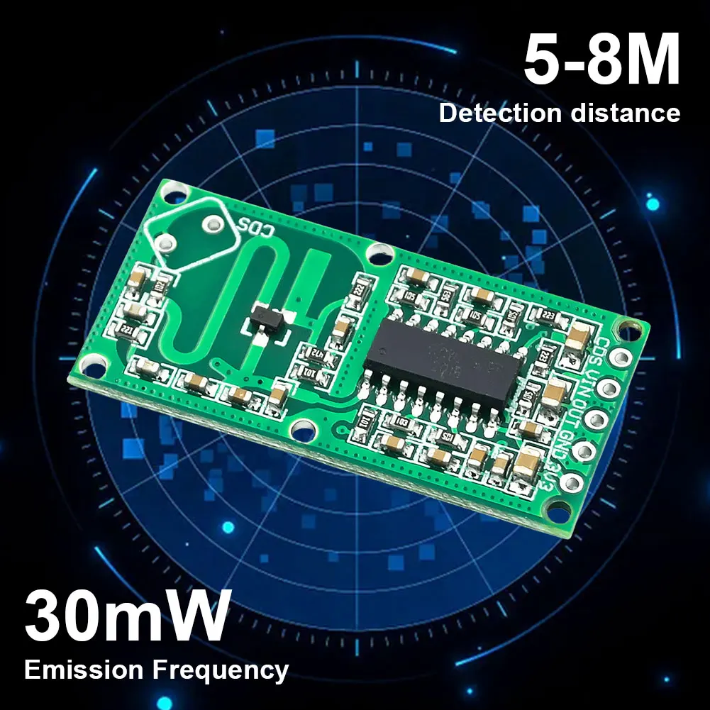 RCWL-0516 Human Motion Detection Intelligent Module Microwave Radar Human Sensor Body Induction 5-8M Distance Electronic Parts