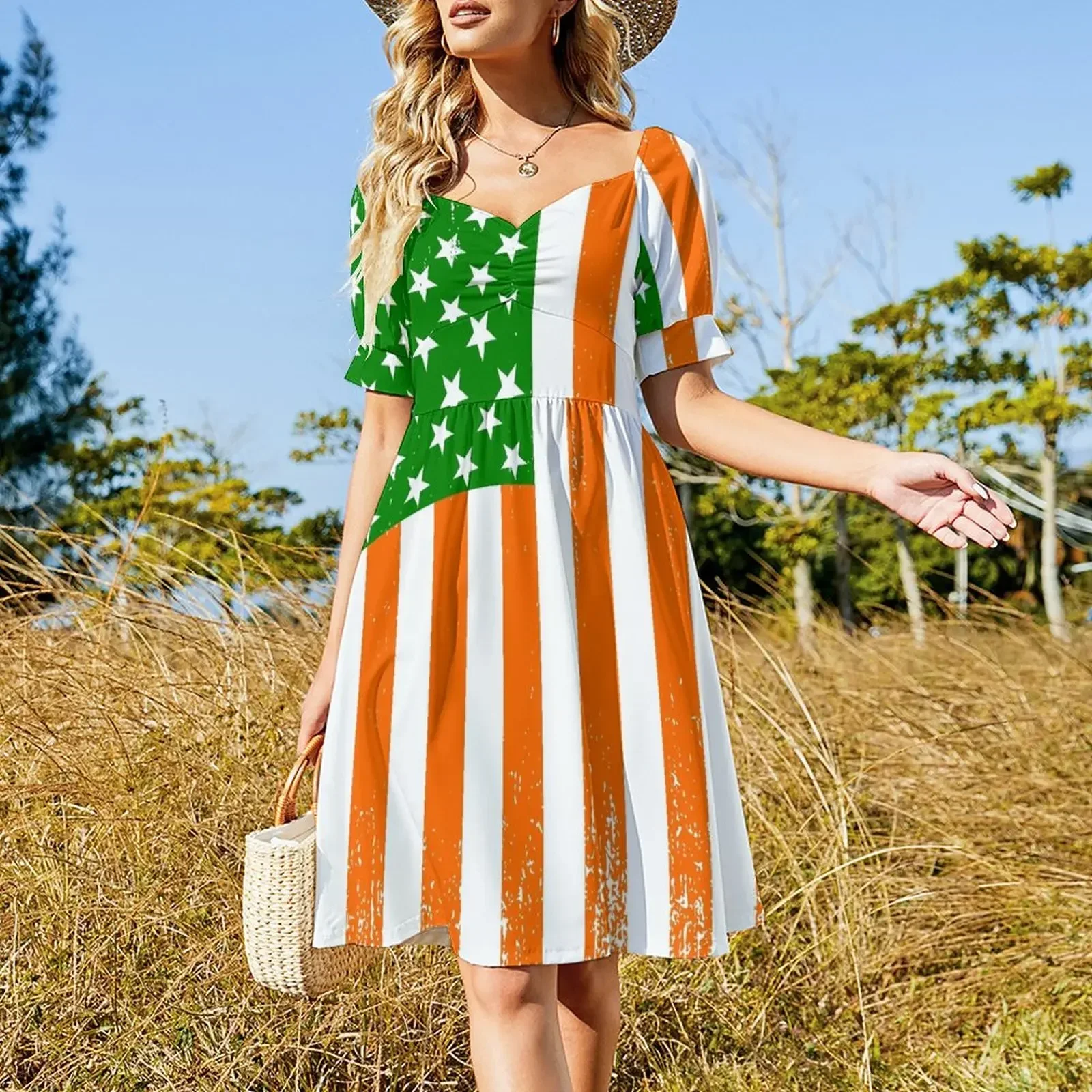 Irish American Flag Sleeveless Dress dresses women summer 2025 dress women summer 2025 Dress