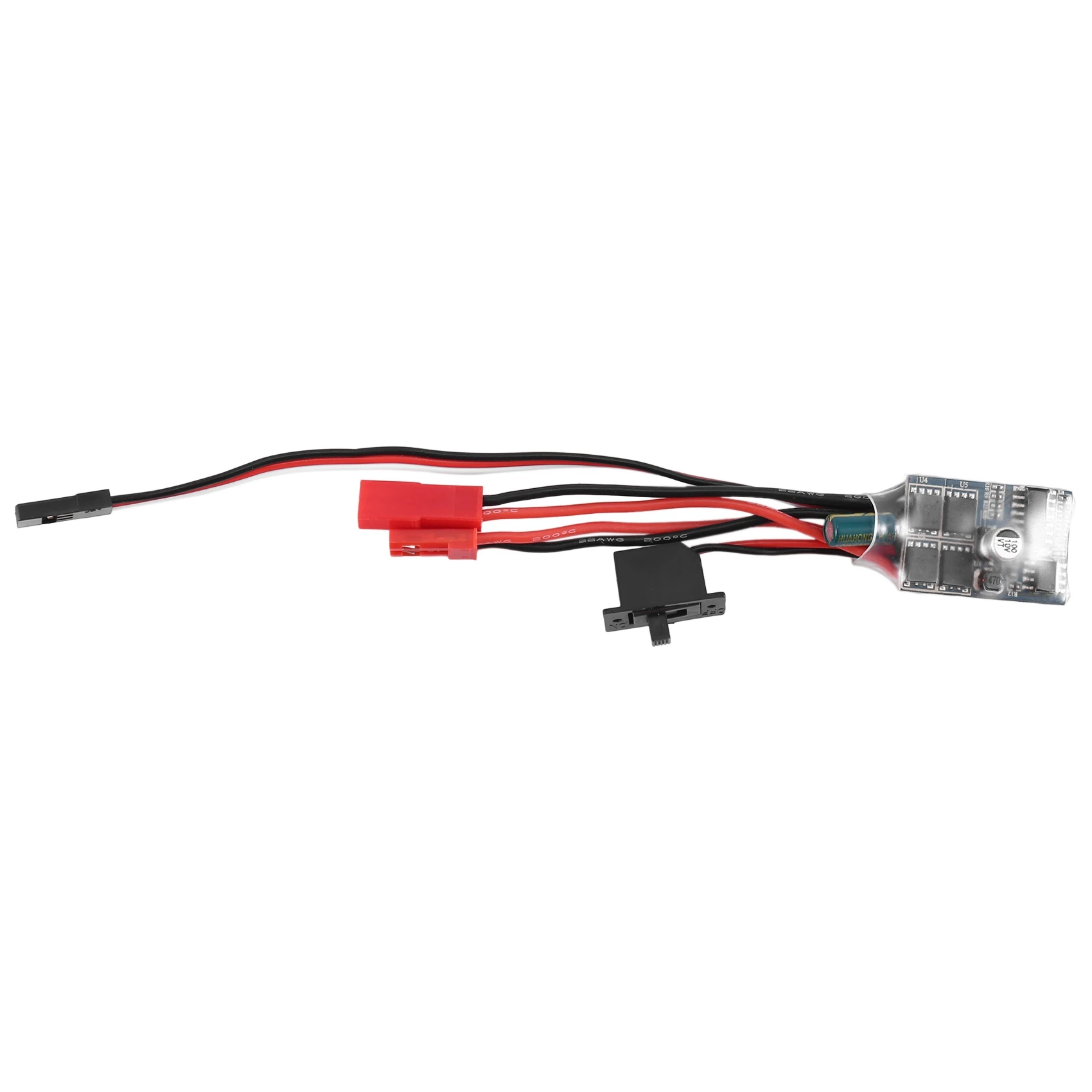 30A Brushed ESC Electric Speed Controller Brake Two Way Motor Speed Controller for 1/16 1/18 1/24 RC Car