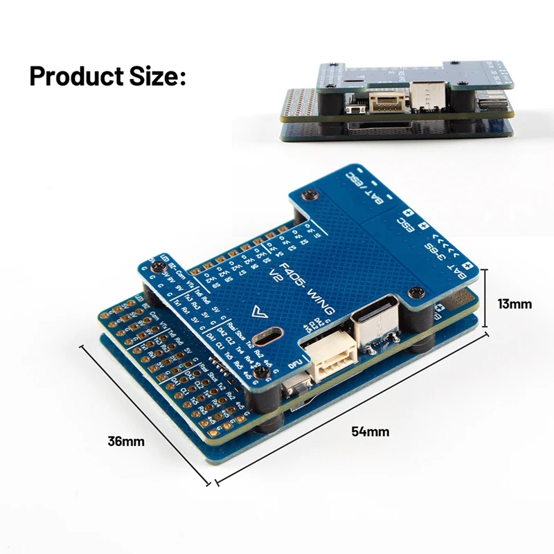 F405 WING V2 Flight Controller F405-WING-V2 FC Baro OSD for INAV RC Fixed Wing Airplane Model [IANC-]