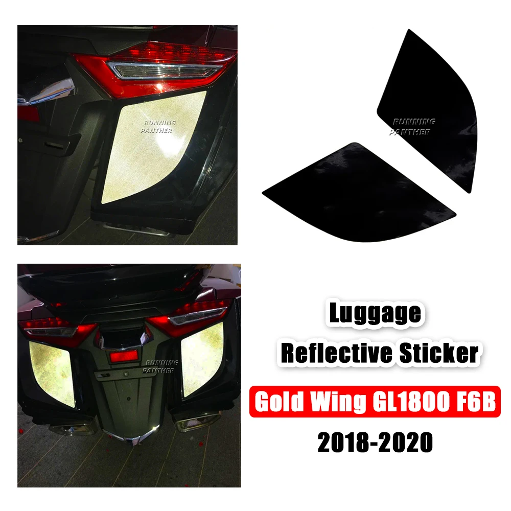 

Motorcycle reflective paper sticker side luggage sticker For Honda Goldwing Gold Wing GL1800 GL 1800 F6B F 6 B 2018 2019 2020