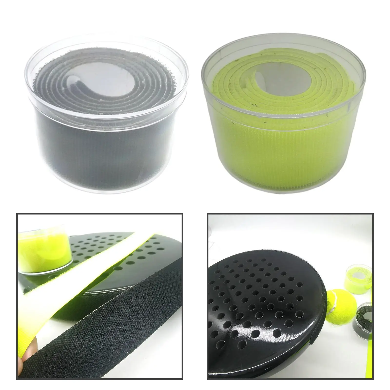 3 Pieces Tennis Racket Edge Tape Professional Portable Durable Home Impact