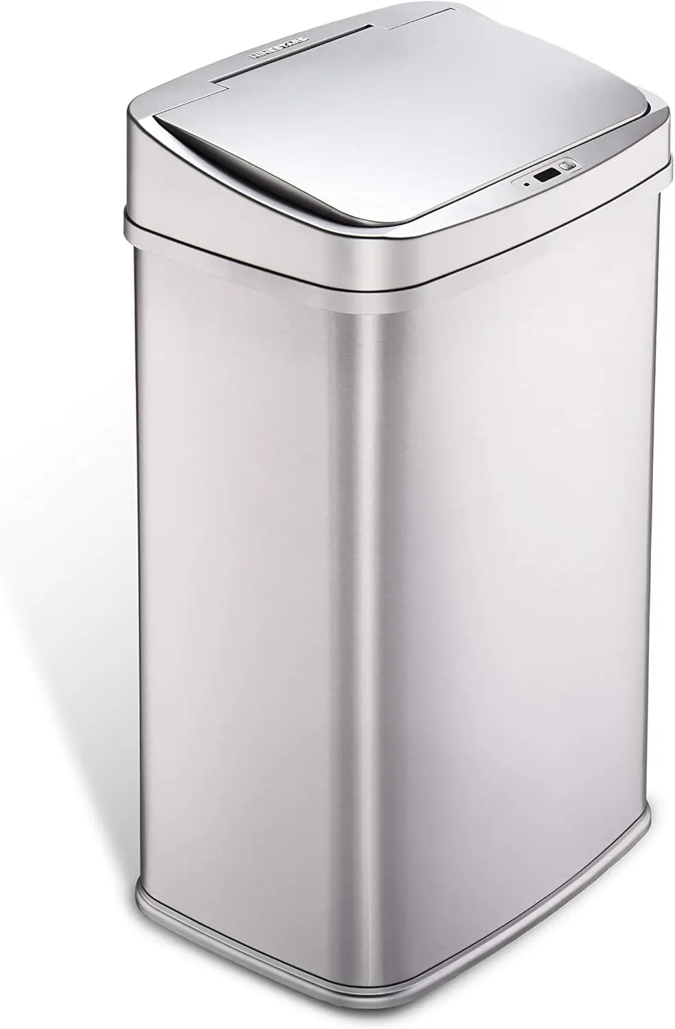 

13 Gallon Automatic Touchless Trash Can with Motion Sensor, Odor-Sealing Lid, Stainless Steel Design