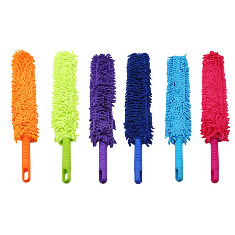 Bendable Microfibre Duster Cleaning Home Car Cleaner Dust Handle Dust Mites Portable Dusting Brush