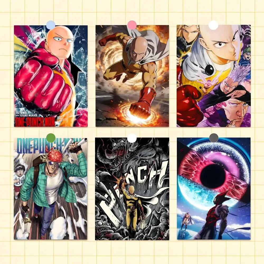 Anime O-One-Punch M-Man Poster Multi-Purpose Wall Art for Living Room Bedroom Office  Bar Home Decor Gift