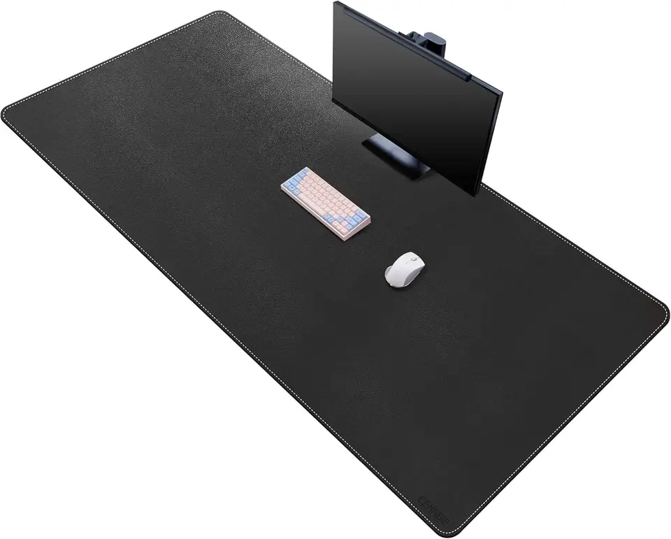 Extra Large PU Leather Desk Mat Non Slip Waterproof