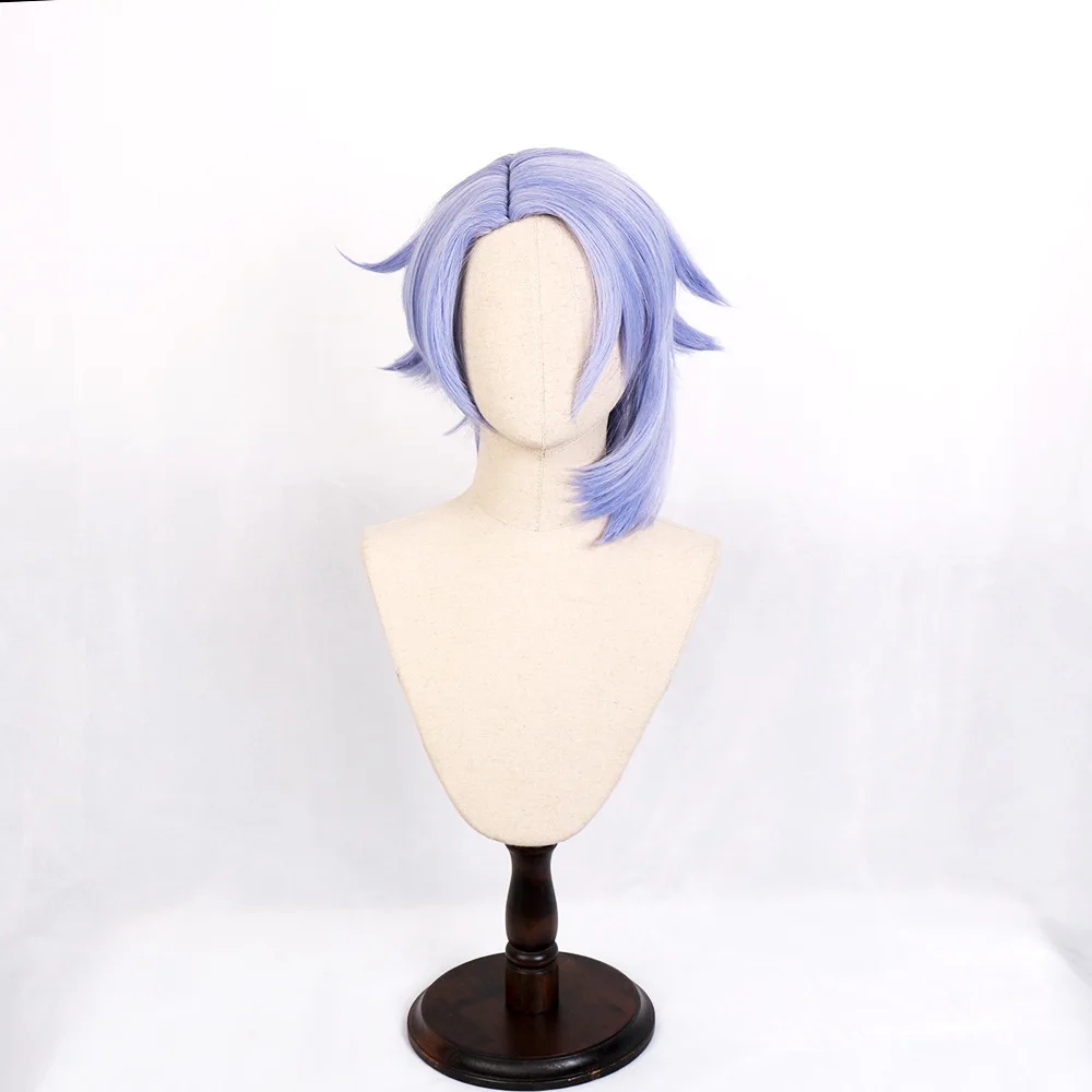 Parrucca Genshin Impact Ayaka Mikami Parrucca cosplay Parrucca di colore sfumato