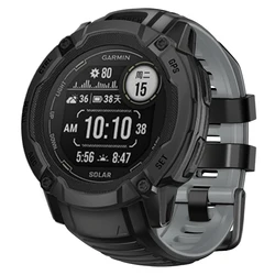 Oryginalny zegarek pasek opaski dla instynktu Garmin 2X pasek słoneczny silikonowa opaska na rękę opaska Smartwatch bransoletka 26mm