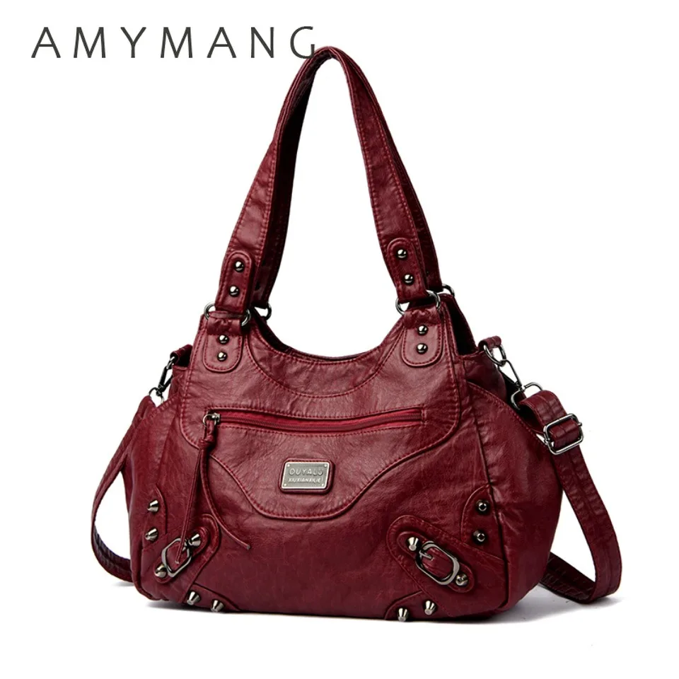 

Soft Pu Leather Luxury Handbags Women Bags Designer Big Shoulder Crossbody Sac Ladies Large Capacity Shopping Casual Tote 2025