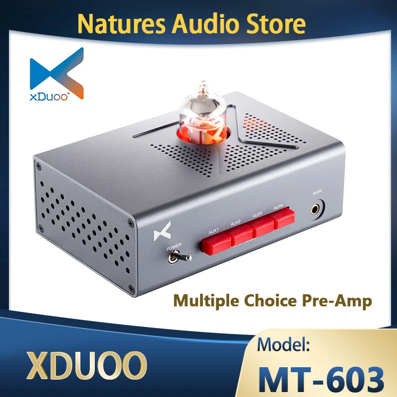 XDUOO MT-603 Multiple Pre-Amp 4 Audio Input, One Audio Output 12AU7 Tube Amplifier