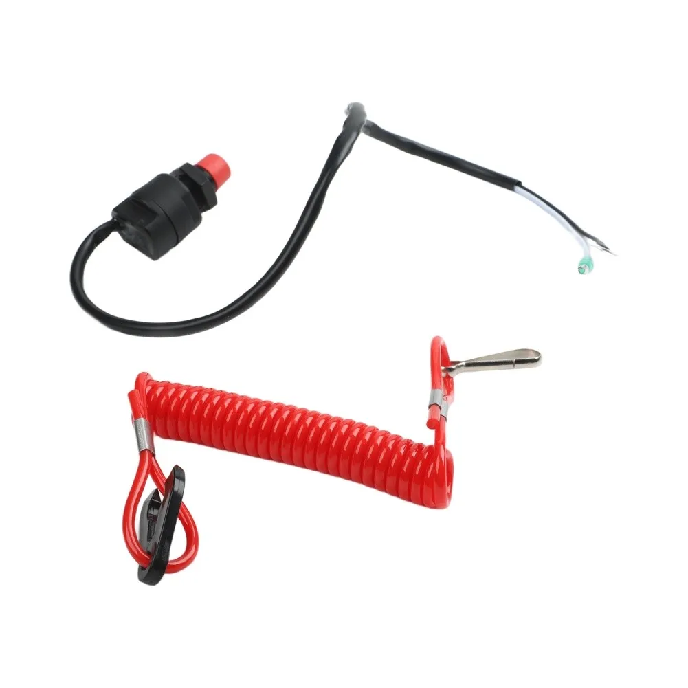 Ignition Switch Engine Motor For-Urgent Stop Button Safety Connector Cord Safety Switch for Power Tools Replacement Spare Parts