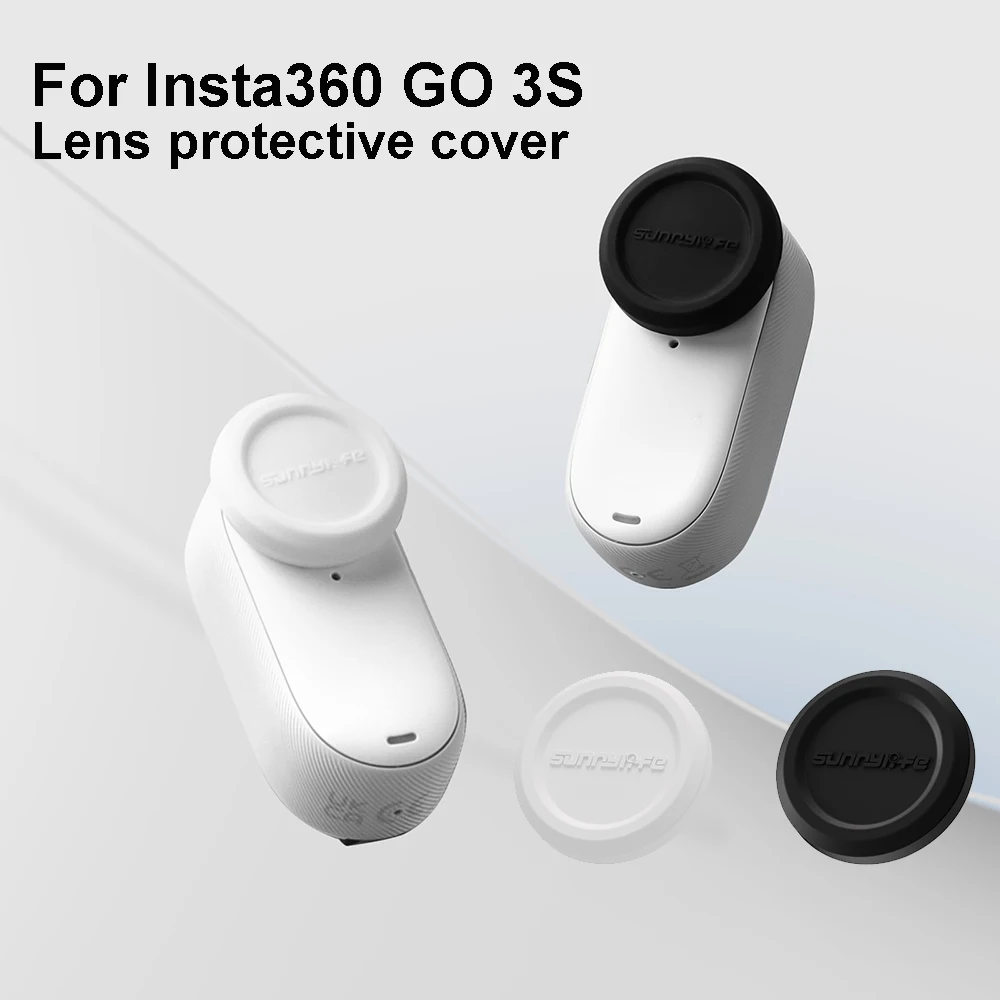 For Insta360 GO 3S Lens Cover For Insta360 GO 3S Accessories Silicone Lens Cap Dust and Scratch Protector