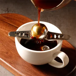 Coffee Frozen Ball For Espresso Coffee Reusable Stainless Steel Ice Balls Coffee Cooling Flavor Enhancer Coffee Tool Kitchen