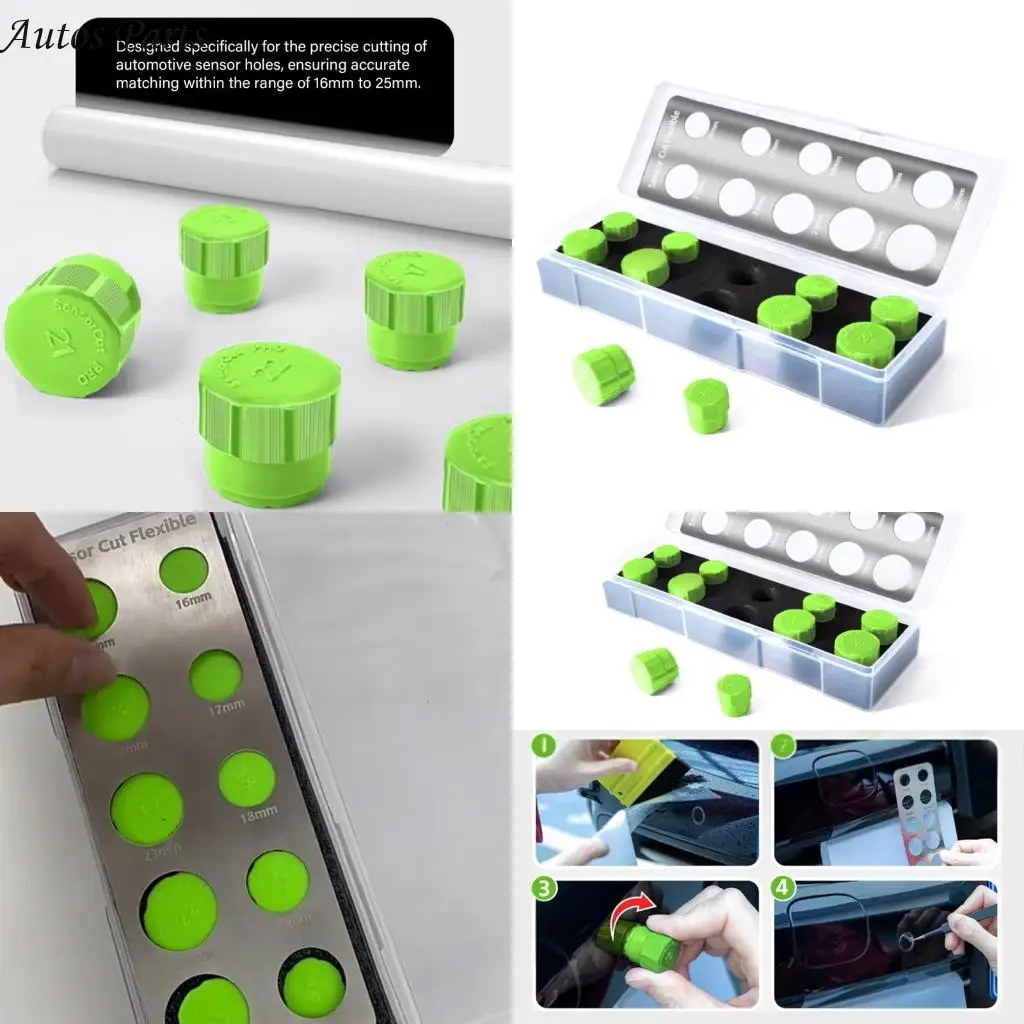 

57BA Professional 10 размеров 0,1 мм Точный многоразовый набор шаблонов для шаблонов с радарами с 500+ и 16-25 мм шаблонами