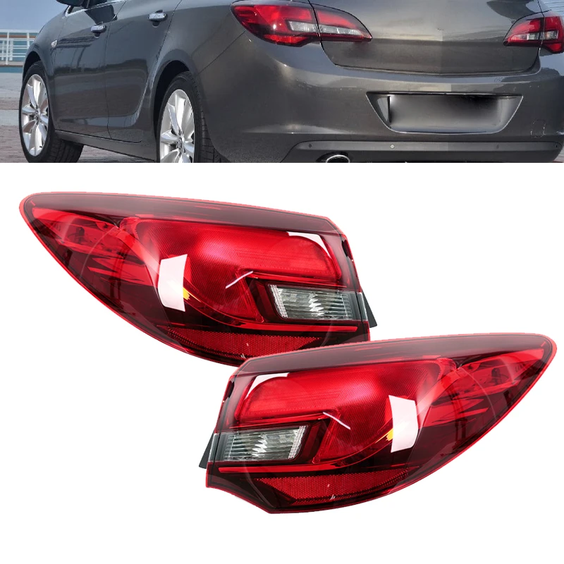

Для VAUXHALL/OPEL ASTRA J Saloon 2012-2015 задний фонарь стоп-сигнал сигнальный фонарь аксессуары для задних фонарей 25870154 25870153