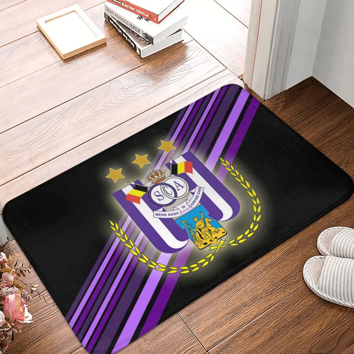 Rsc Anderlecht_ 40x60cm Carpet Polyester Floor Mats Retro Durable Carpets