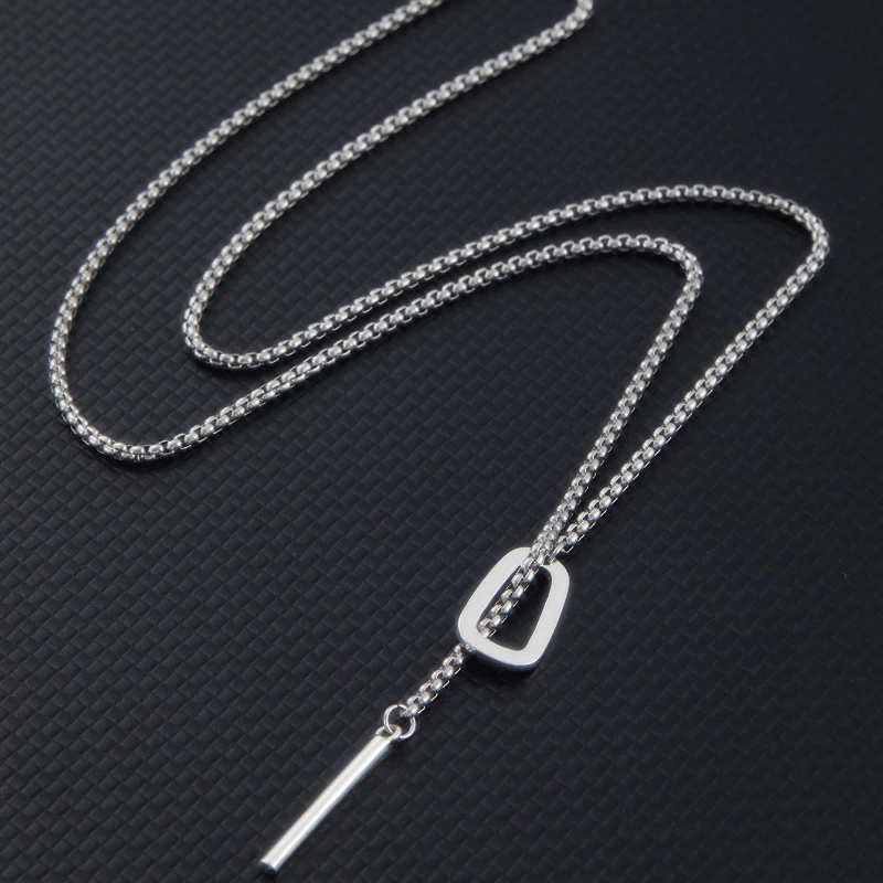 Damen-Halskette im Retro-Boho-Stil mit langem Anhänger, verstellbar, geeignet für den täglichen Gebrauch, Geschenk, ist ein elegantes Accessoire für Frauen.