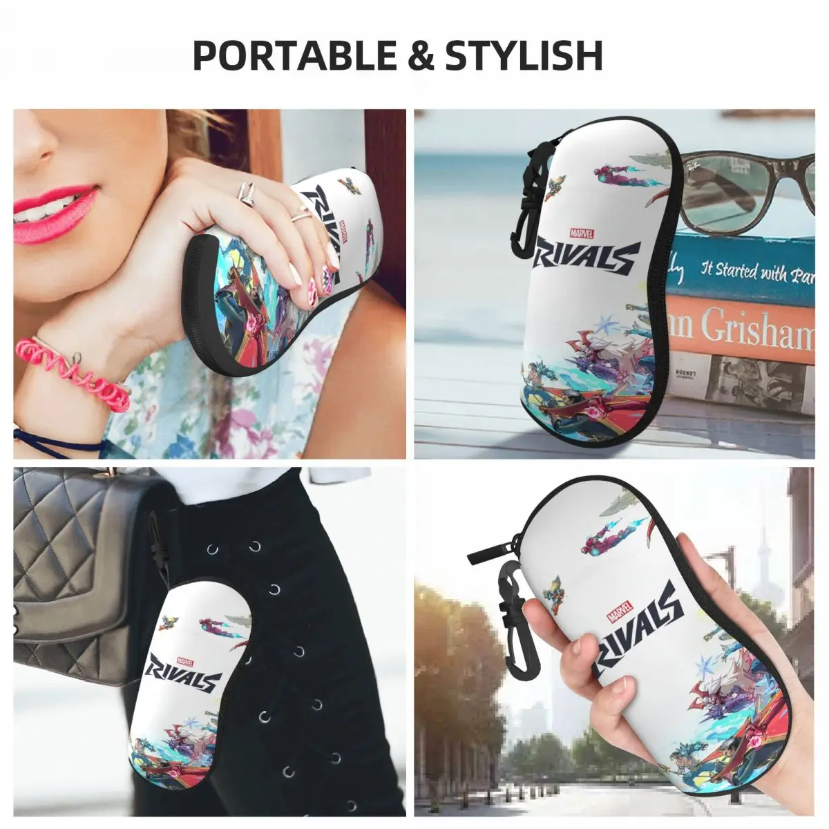 Marvel-Rivals PVP Video Game Glasses Case Portable Characters Cool Glasses Box Ultra Sunglasses Box
