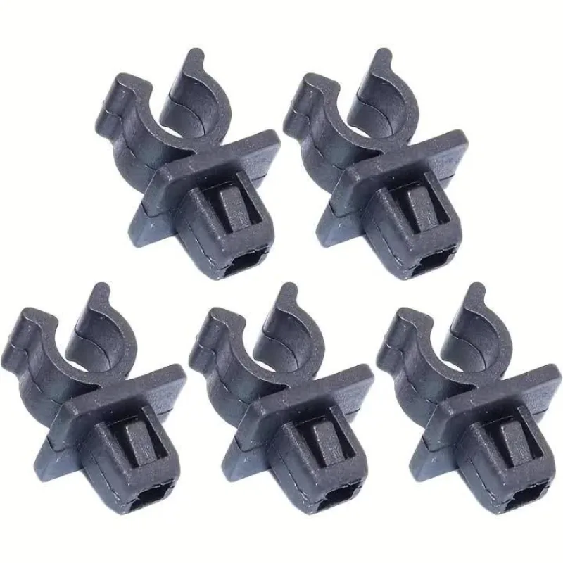 Car Hood Support Rod Fixing Fastener - Durable Black Plastic Fastener, Used for Installing Safe Car Hood Fixing Parts