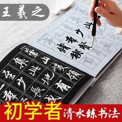 Ensemble de gril d'écriture à l'eau du maire intérieur, jetée courante de Wang Xizhi épaissie, calligraphie à l'eau vierge, pavillon de brocart, premec