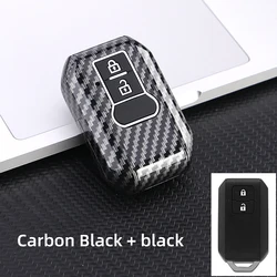 Carbon car key case for Suzuki Swift Hybrid 2023 jimney Baleno Ignis XL7 Monopoly ERTIGA Accurate Wagon R Accessories