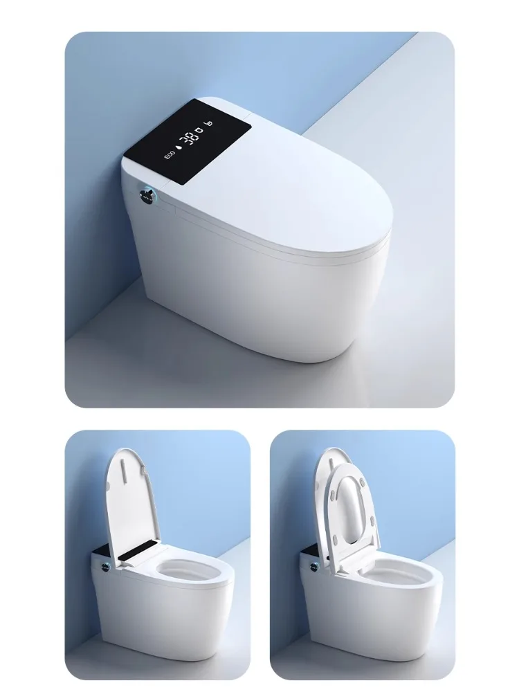 Smart Toilet Automatic Integrated Household Waterless Pressure Limit with Water Tank Voice Foam Shield Instant Hot Toilet