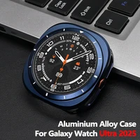 Funda de Metal de aluminio para Samsung Galaxy Watch Ultra 2025, Protector de pantalla de lujo de 47mm para SAMSUNG GALAXY Watch ULTRA 2024